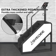 Load image into Gallery viewer, Stairmaster, Syedee Stair Stepper with LED Screen, Stepmill Exercise Machine with 12 Workout Programs, 441 lb Step Machine, 24 - 164 Steps/Minute(White)
