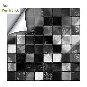 Alwayspon 25 Pcs Self-Adhesive Tile Transfer for Home Decor, Peel and Stick Tile Decal, Water-proof Backsplash Wall Tile Sticker for Kitchen