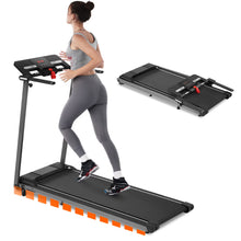 Load image into Gallery viewer, EUROCO 2.5HP Folding Treadmill with 7.5mph Speed, 265 lb Walking Exercise Treadmill with LED Display, 3 - Level Incline and 12 Preset Program for Home Office