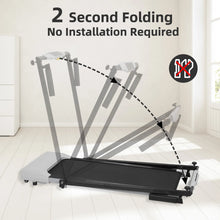 Load image into Gallery viewer, Ambifirner Portable Folding Treadmill, 3.0 HP Foldable Compact Treadmill for Home Office with 300 lb Capacity for Walking &amp; Running